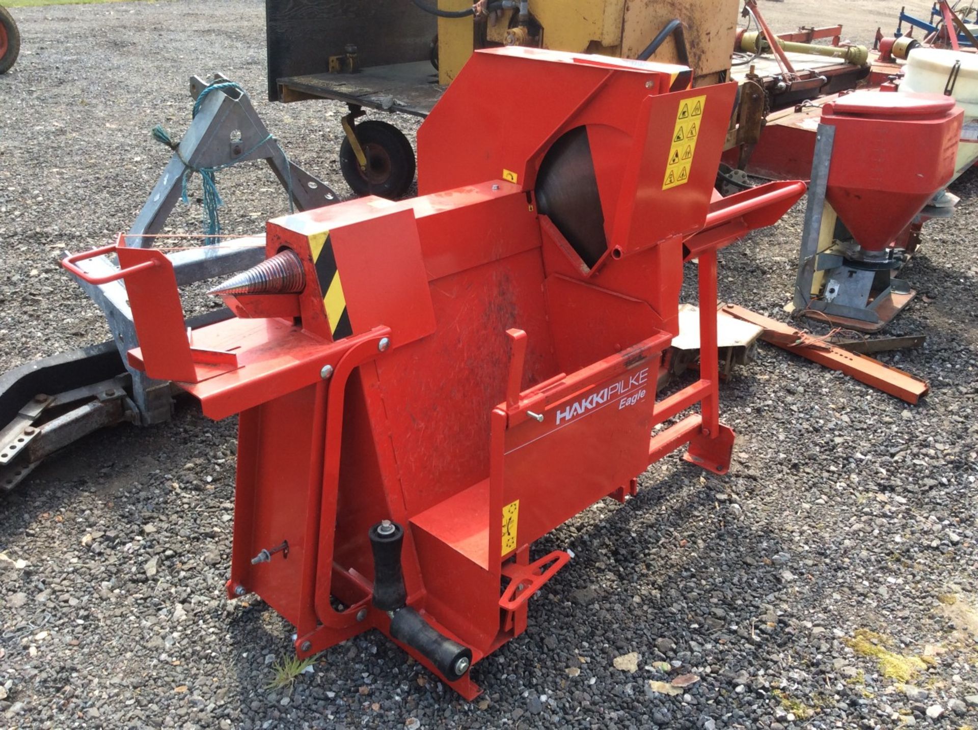 Hakki Pilke Eagle PTO driven linkage mounted firewood processor. Serial number 06-28728. Date of - Image 2 of 3