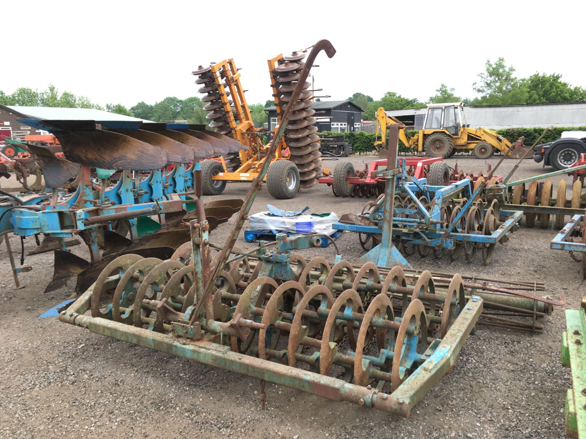 Lemken furrow press to suit 5F plough. Previously used with lot 1018.