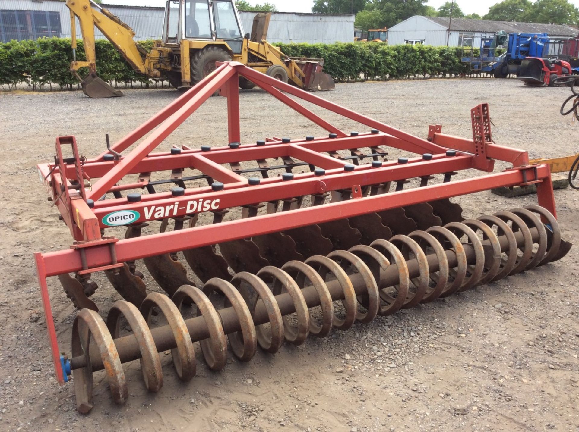 Opico 3m Vari Disc mounted cultivator. With Flexicoil crumbler. - Image 2 of 2