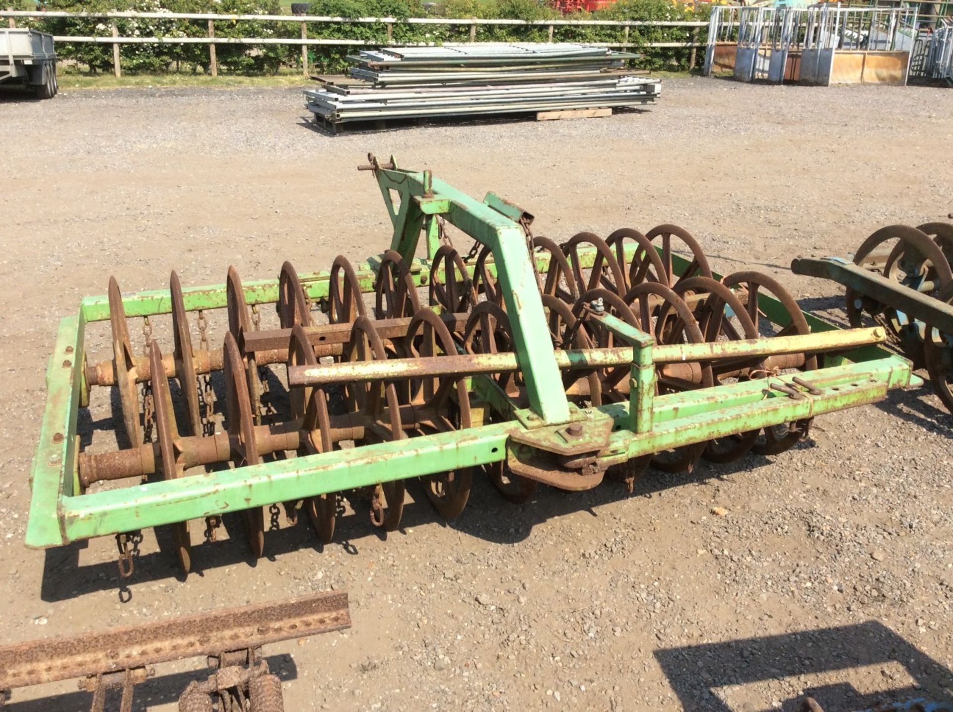 Dowdeswell furrow press to suit 5/6F plough. Model 1112. Serial number 6654.