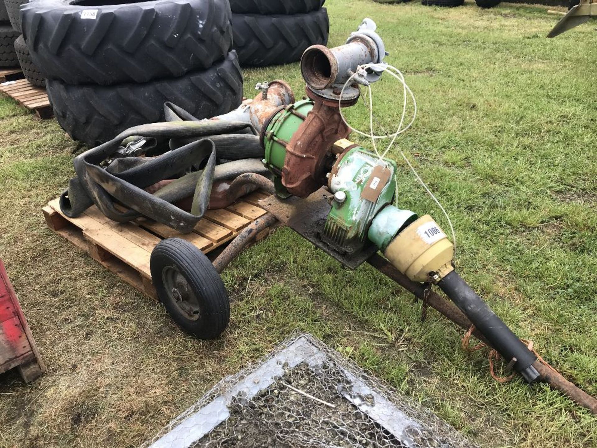 Orvali PTO driven irrigation pump and fittings. - Image 3 of 4