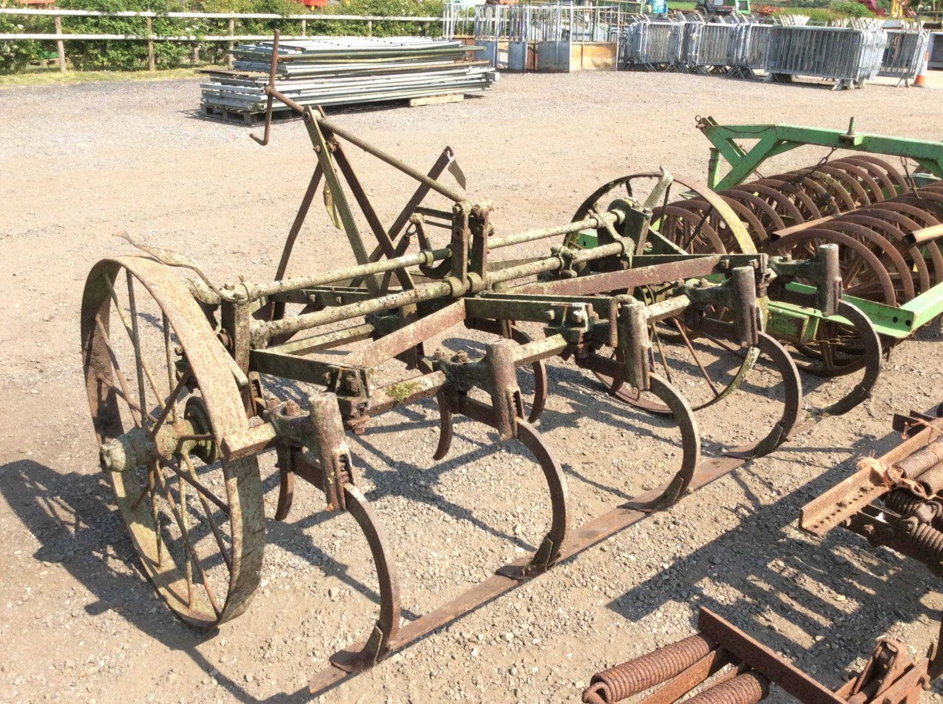 Ransomes trailed cultivator.