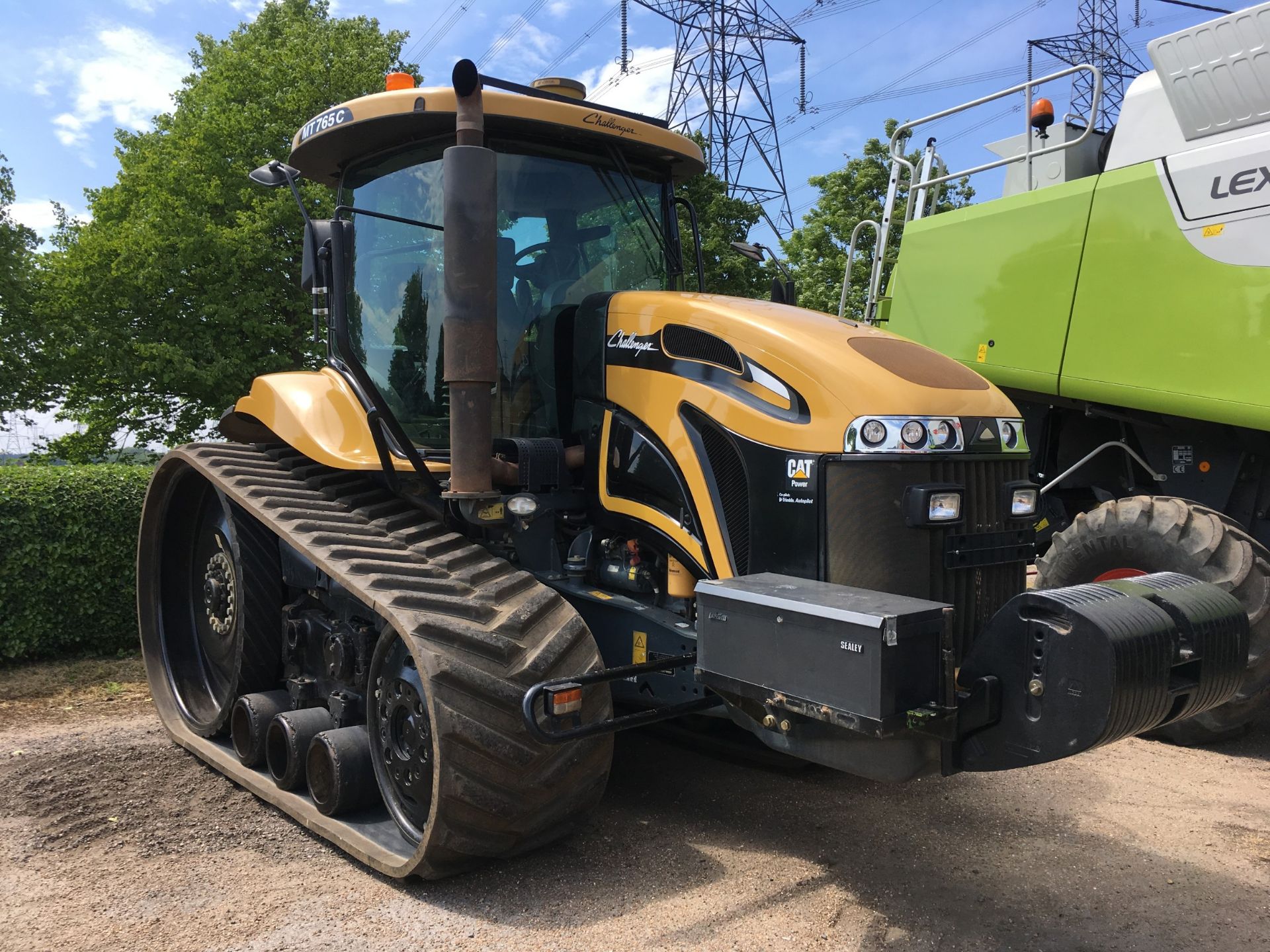 CAT Challenger MT765C rubber track crawler. Registration AE59 FDC. 5,840 hours. Serial number