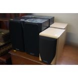 Three pairs of speakers