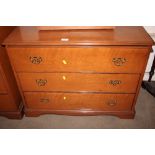 A Stag chest fitted three drawers