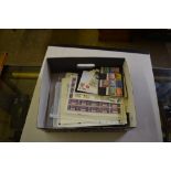 A box of useful commonwealth and world stamps, cov