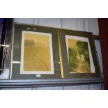 Michael Carlo, pair of pencil signed prints entitl