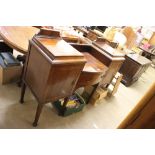 An Edwardian mahogany sideboard