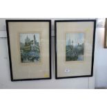 Two Rhys Jenkins prints 'Bishops Bridge, Norwich'