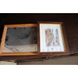 A small mirror and a picture of Malta WITHDRAWN