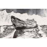 Caroline Meigh, pencil signed print "Derelict Beau