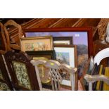 A quantity of various framed pictures and prints -