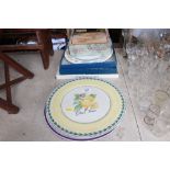 A Villeroy and Boch plate and various others