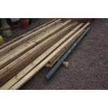 Four lengths of timber