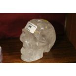 A crystal skull