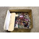 A box of costume jewellery