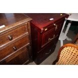 A two drawer filing chest