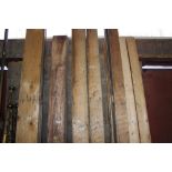Five lengths of timber