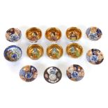 A collection of various Imari pattern and other small bowls, (12)