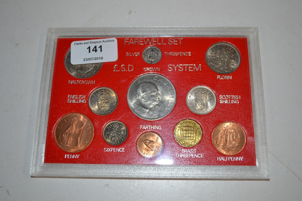 A Fairwell coin set