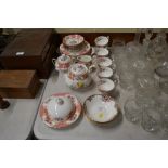 A Royal Albert "Lady Carlyle" teaset; and two Roy