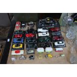 A quantity of die cast model cars