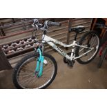 A girl's Apollo mountain bike