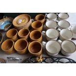 A quantity of Denby teaware etc