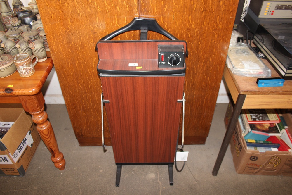 A Corby trouser press