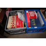 Two boxes of mainly Arsenal memorabilia