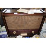A Phillips vintage radio, sold as collector's item