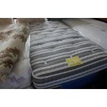 A single divan bed and Sleep Partners mattress
