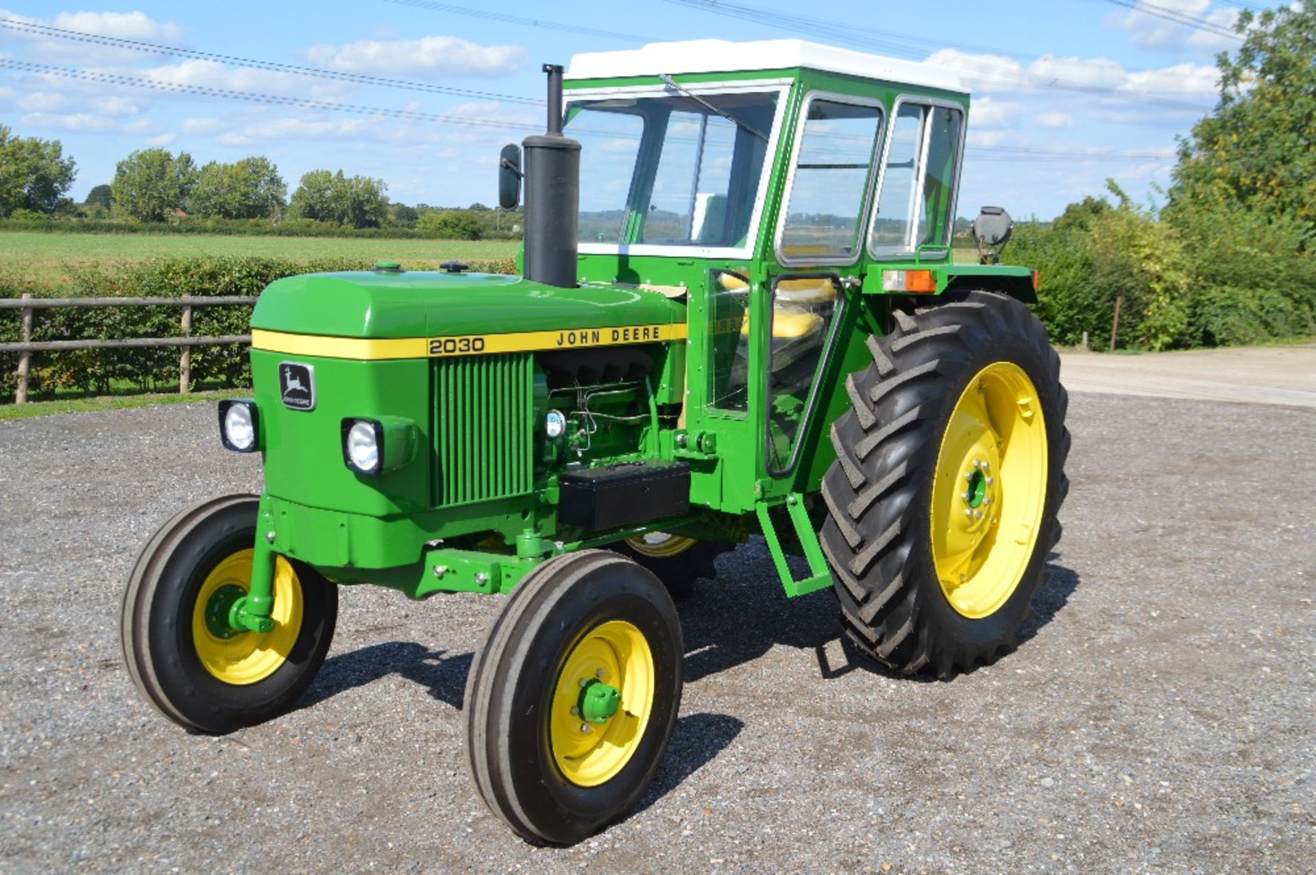 John Deere 2030 diesel 2WD tractor. 1977. Serial n