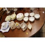 A quantity of Coalport Teaware; various Devon pott