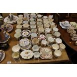 A large collection of various Commemorative china