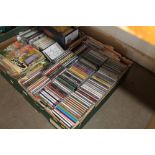 A box of CDs