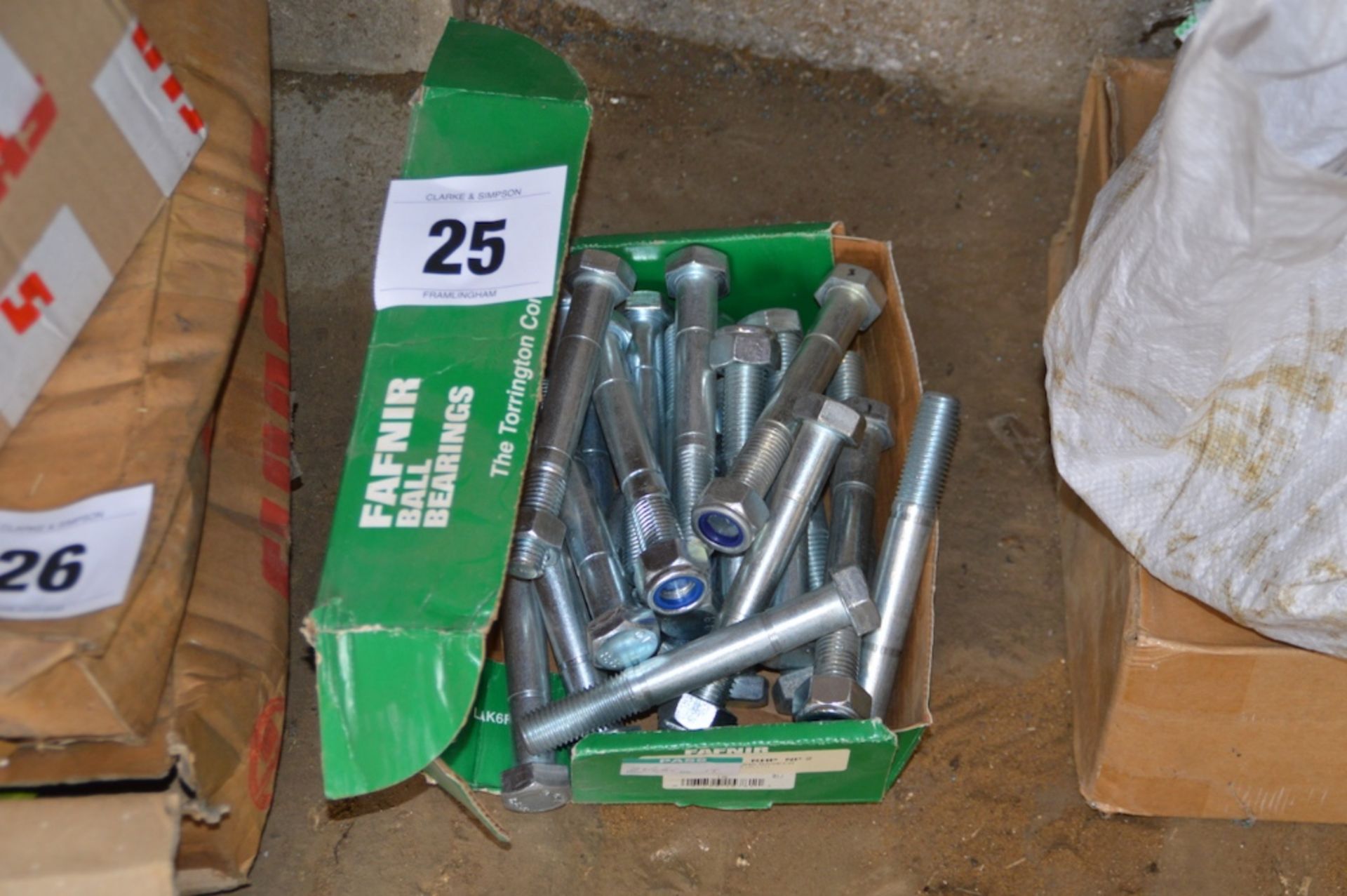 Quantity of nuts and bolts.