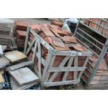 A crate of concrete peg tiles