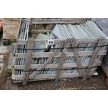 A crate of green stone slabs