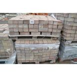 Two pallets of paving bricks