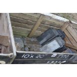 Two crates of slate tiles 10 x 20