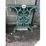 A quantity of cast iron table ends, approx. 69cm