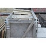 A large crate of wall cladding