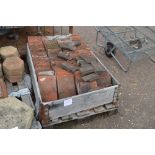 A quantity of clay peg tiles etc.