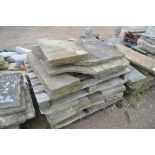 Two pallets of York stone