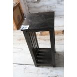 A small wooden side table, approx. 70cm