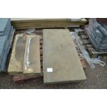 A quantity of York stone slabs and sills