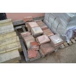 A quantity of small pammets, quarry tiles etc.