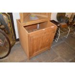 A pine fronted kitchen unit