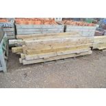 A quantity of 10cm x 10cm approx. timber